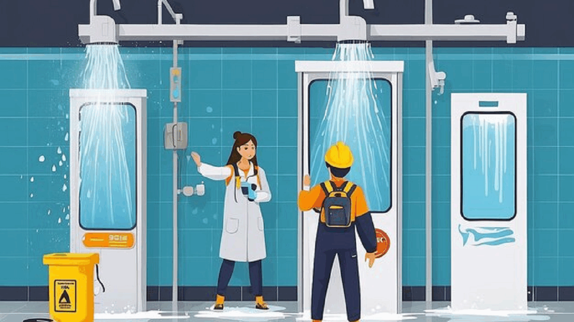 Emergency showers